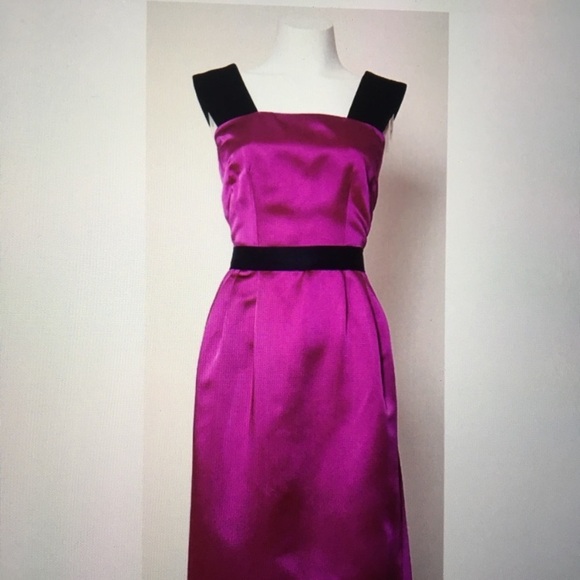 D&G Pink Pleated Halter Midi Dress